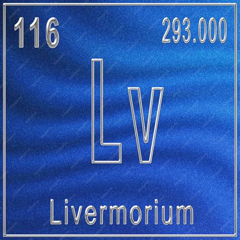 How To Pronounce Livermorium (Chemical Element) .